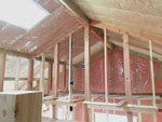 建築途中の現場