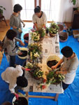春の寄せ植え教室