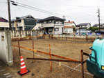 かわいい平屋建ての着工